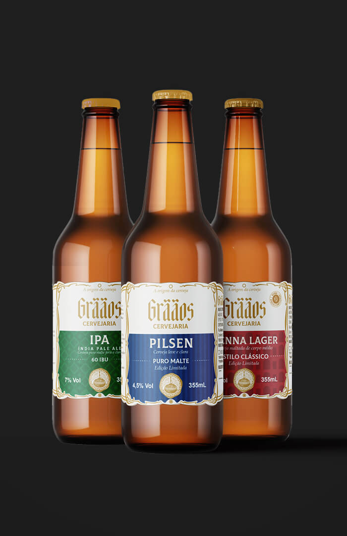 Design de Marca e Rótulos para Cerveja Artesanal